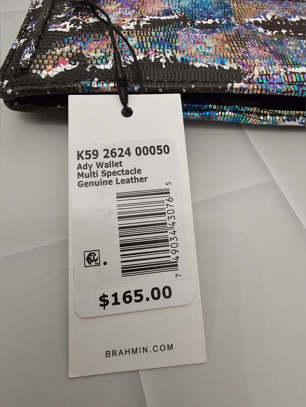 Brahmin Ady Wallet Multi Spectacle NWT Gunmetal Hardware - Picture 9 of 9